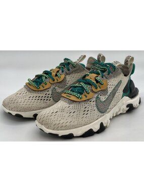 NIKE ID React Vision Cheetah Print Logo Brown Green Women’s Size 7.5 CT3618-991